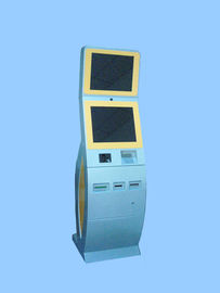 Multimedia Kisoks With Dual Display, Cash Acceptor, Card Dispenser For Mall / Exhibition Centers