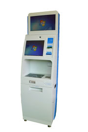 Touch Screen Free Standing Kiosk With Id Scanner And Passport Scanner