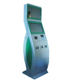 Multimedia Kisoks With Dual Display, Cash Acceptor, Card Dispenser For Mall / Exhibition Centers