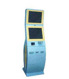 Multimedia Kisoks With Dual Display, Cash Acceptor, Card Dispenser For Mall / Exhibition Centers