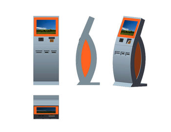 Multimedia Kisoks With Dual Display, Cash Acceptor, Card Dispenser For Mall / Exhibition Centers