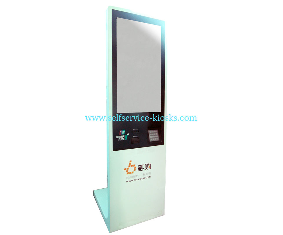 42 Inches Infrared touch screen Signage Kiosk with credit card reader